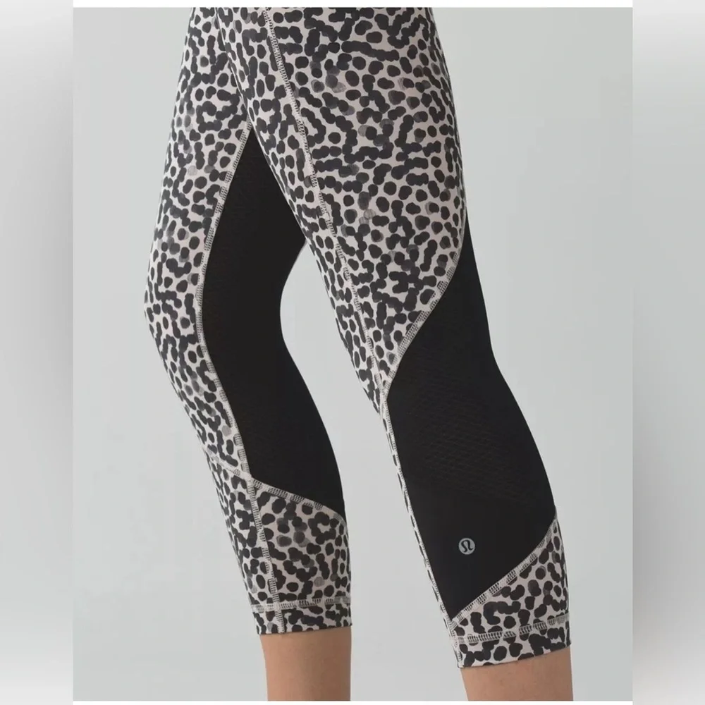 Lululemon pace rival crop mid rise leggings size 6 - Picture 1 of 11